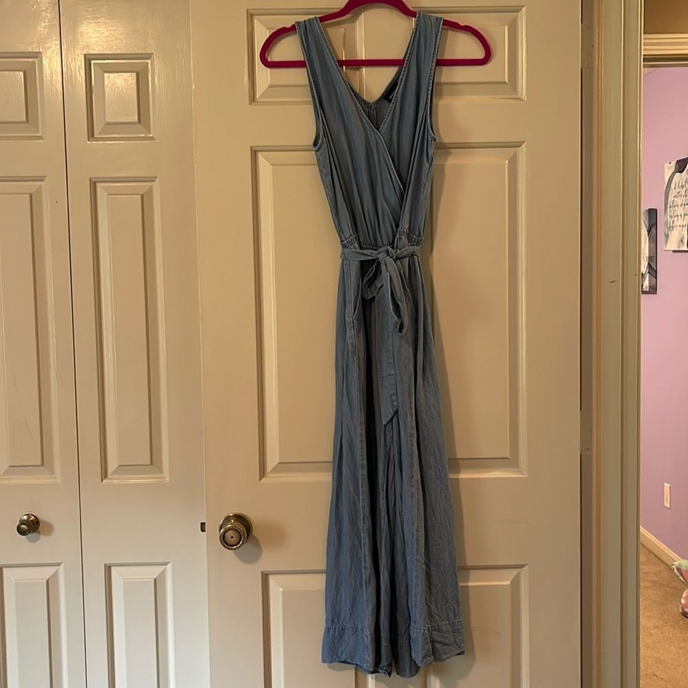 Who What Wear Denim Jumpsuit